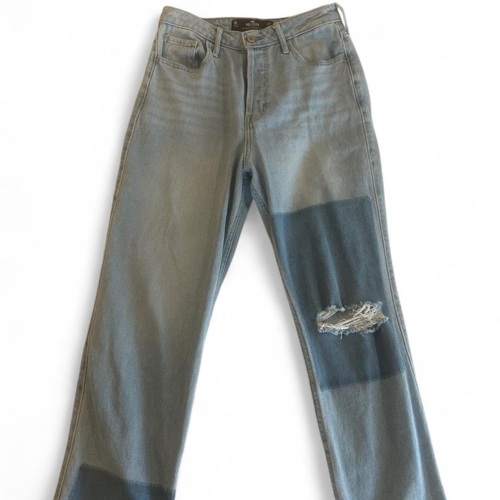 Hollister Patchwork Distressed Jeans